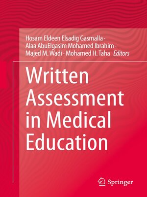 cover image of Written Assessment in Medical Education